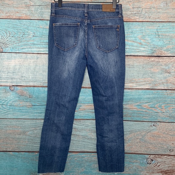 Madewell High Riser Skinny Blue Jeans 27 - Picture 5 of 8